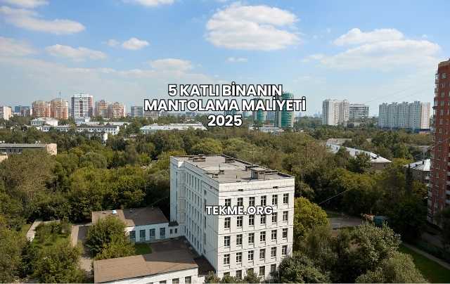 5 Katlı Binanın Mantolama Maliyeti 2025