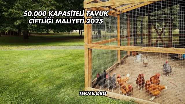 50.000 Kapasiteli Tavuk Çiftliği Maliyeti 2025