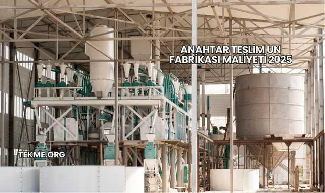 Anahtar Teslim Un Fabrikası Maliyeti 2025