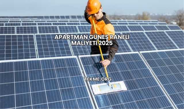 Apartman Güneş Paneli Maliyeti 2025