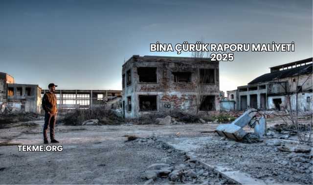 Bina Çürük Raporu Maliyeti 2025