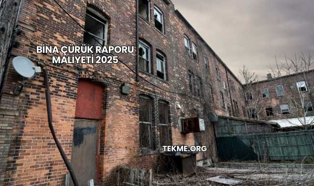 Bina Çürük Raporu Maliyeti 2025