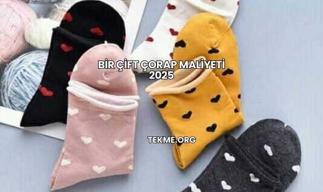 Bir Çift Çorap Maliyeti 2025