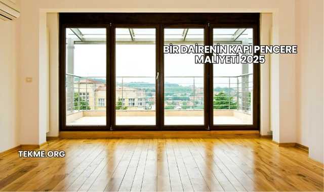 Bir Dairenin Kapı Pencere Maliyeti 2025