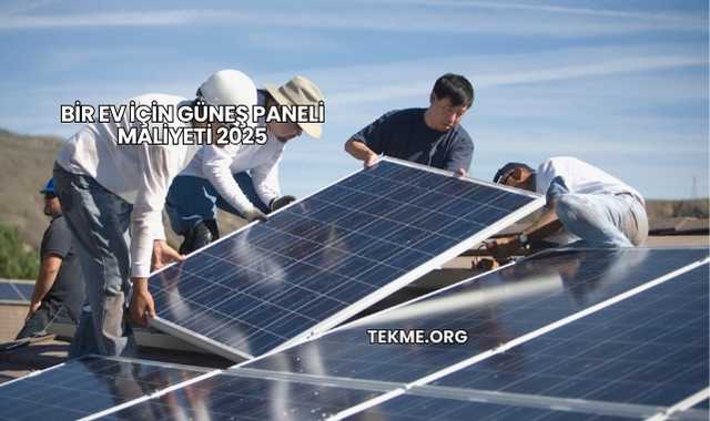 Bir Ev İçin Güneş Paneli Maliyeti 2025