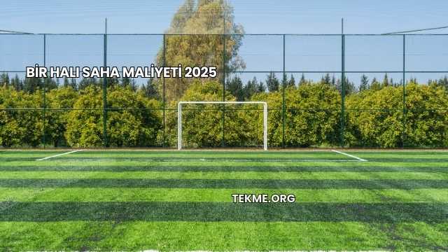 Bir Halı Saha Maliyeti 2025