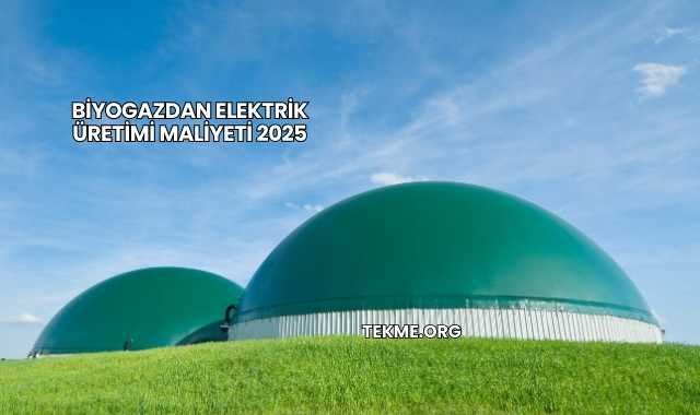 Biyogazdan Elektrik Üretimi Maliyeti 2025