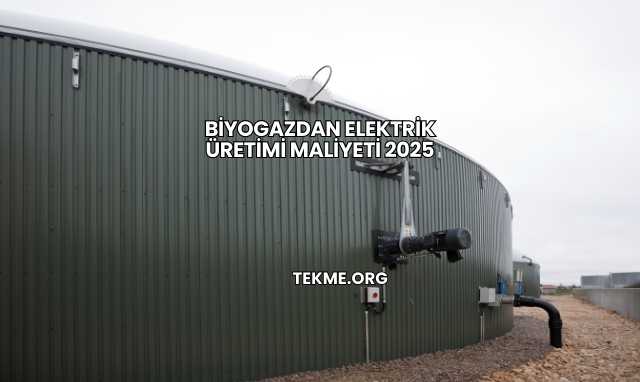 Biyogazdan Elektrik Üretimi Maliyeti 2025