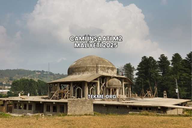 Cami İnşaatı m2 Maliyeti 2025