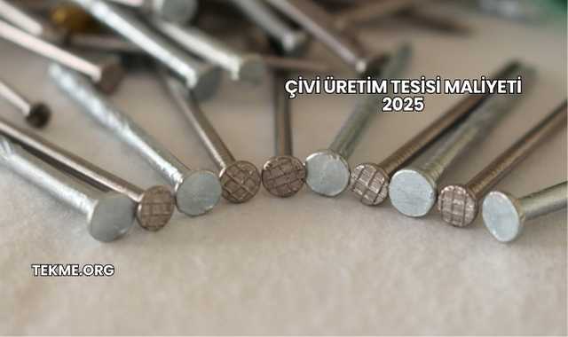 Çivi Üretim Tesisi Maliyeti 2025