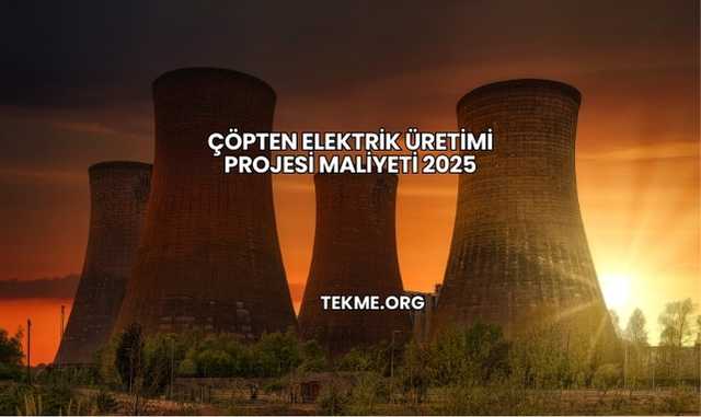 Çöpten Elektrik Üretimi Projesi Maliyeti 2025