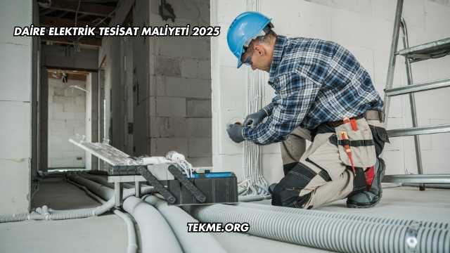 Daire Elektrik Tesisat Maliyeti 2025