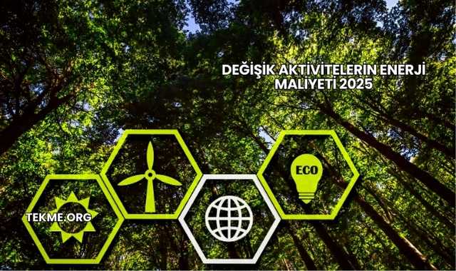 Değişik Aktivitelerin Enerji Maliyeti 2025