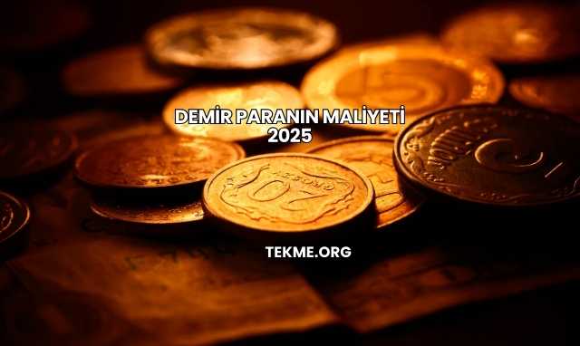 Demir Paranın Maliyeti 2025