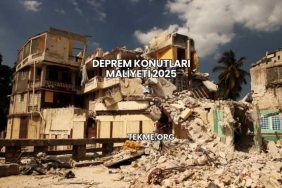 Deprem Konutları Maliyeti 2025