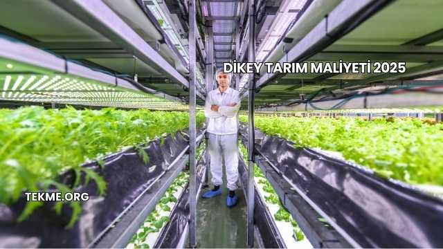 Dikey Tarım Maliyeti 2025