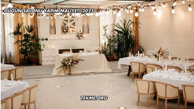 Düğün Salonu Yapım Maliyeti 2025