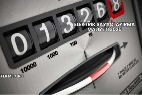 Elektrik Sayacı Ayırma Maliyeti 2025