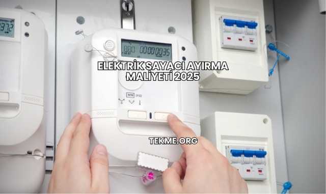 Elektrik Sayacı Ayırma Maliyeti 2025