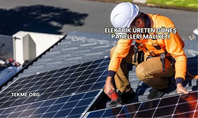 Elektrik Üreten Güneş Panelleri Maliyeti