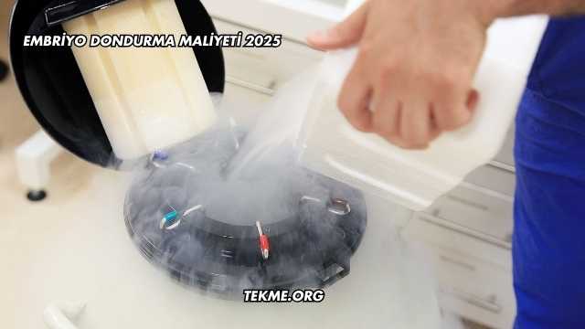 Embriyo Dondurma Maliyeti 2025