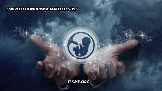 Embriyo Dondurma Maliyeti 2025