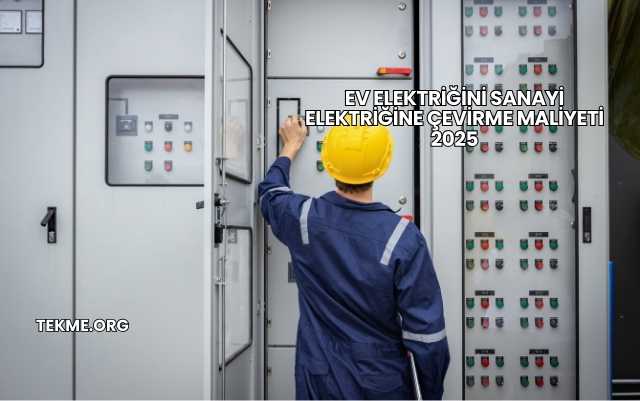 Ev Elektriğini Sanayi Elektriğine Çevirme Maliyeti 2025
