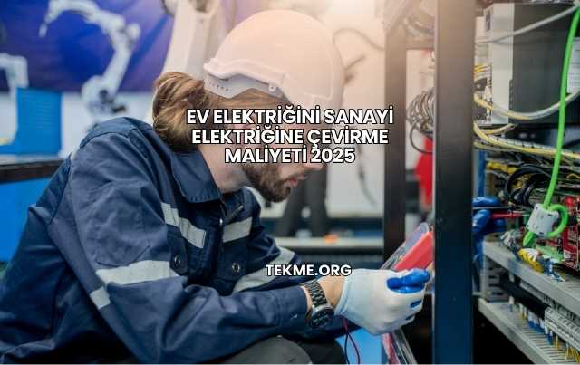 Ev Elektriğini Sanayi Elektriğine Çevirme Maliyeti 2025