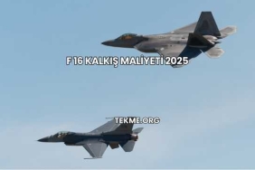 F 16 Kalkış Maliyeti 2025