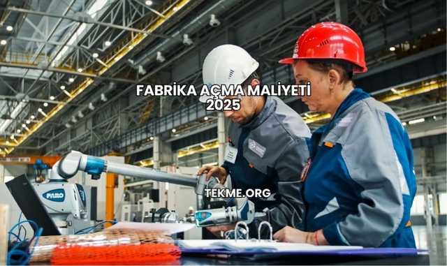 Fabrika Açma Maliyeti 2025