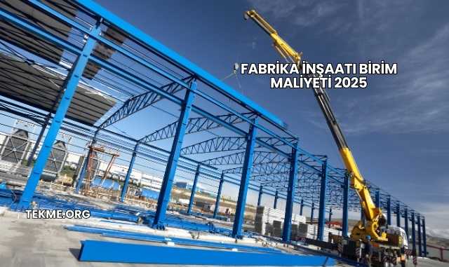 Fabrika İnşaatı Birim Maliyeti 2025