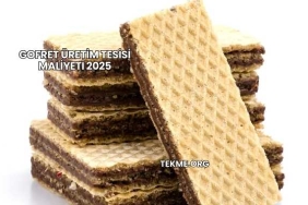 Gofret Üretim Tesisi Maliyeti 2025