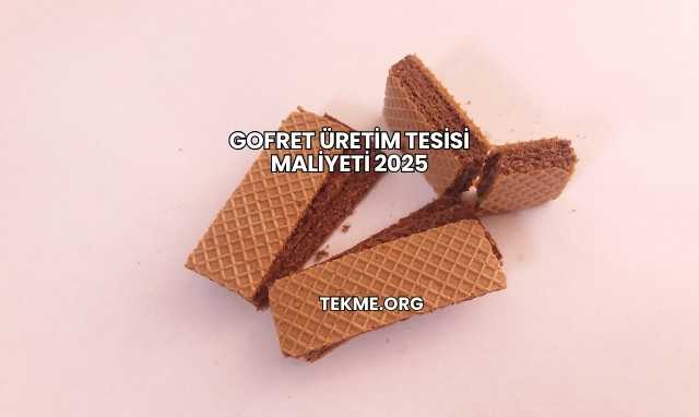 Gofret Üretim Tesisi Maliyeti 2025