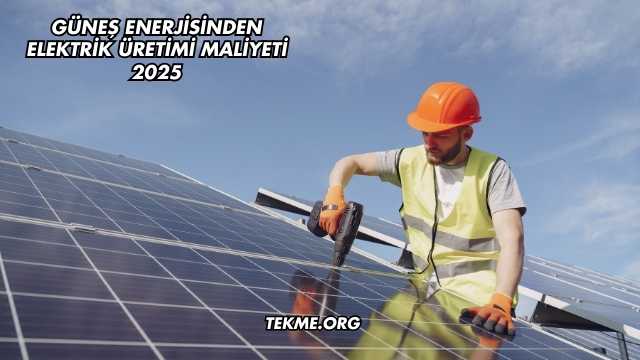 Güneş Enerjisinden Elektrik Üretimi Maliyeti 2025