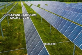 Güneş Paneli Kurulum Maliyeti 2025