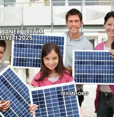 Güneş Paneli Üretim Maliyeti 2025