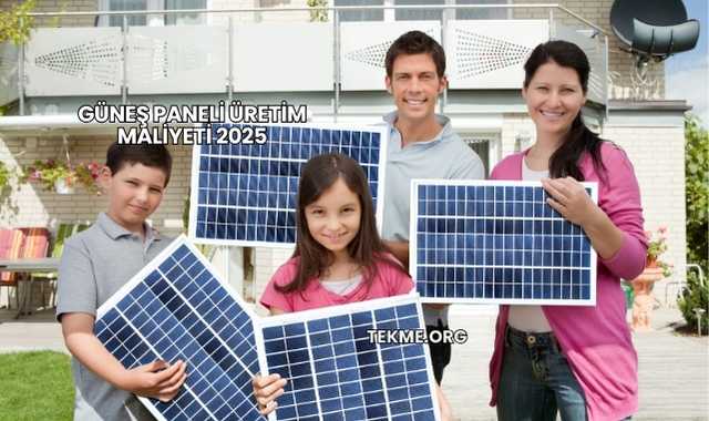 Güneş Paneli Üretim Maliyeti 2025