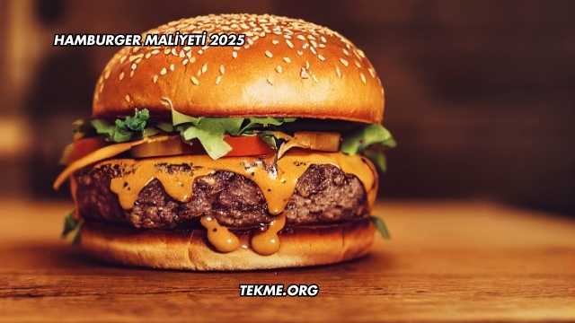 Hamburger Maliyeti 2025