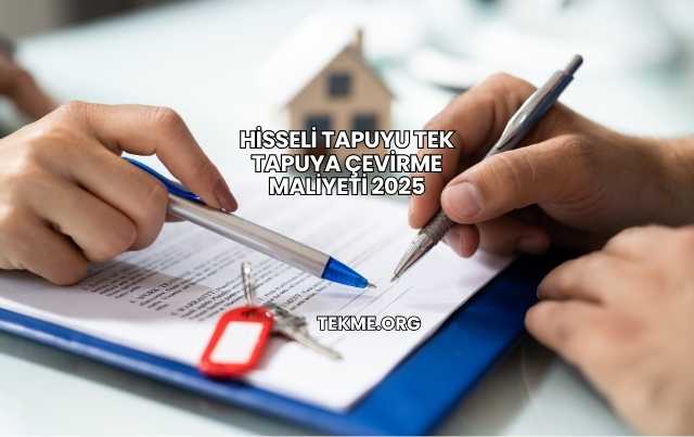Hisseli Tapuyu Tek Tapuya Çevirme Maliyeti 2025