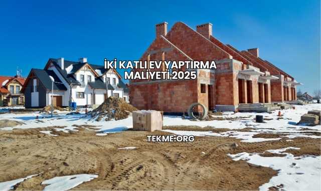İki Katlı Ev Yaptırma Maliyeti 2025