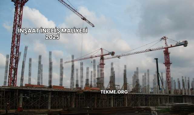 İnşaat İnce İş Maliyeti 2025