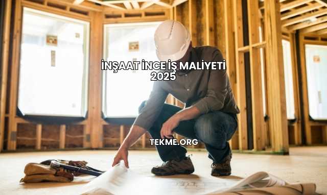 İnşaat İnce İş Maliyeti 2025