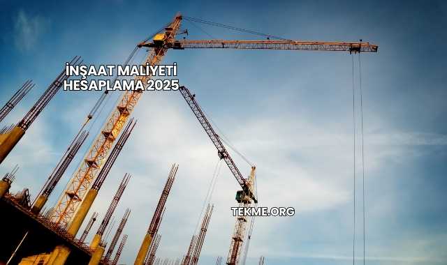 İnşaat Maliyeti Hesaplama 2025