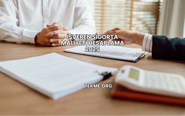 İşveren Sigorta Maliyeti Hesaplama 2025