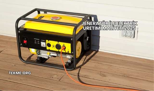 Jeneratör ile Elektrik Üretimi Maliyeti 2025