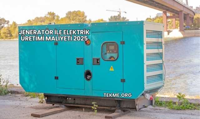 Jeneratör ile Elektrik Üretimi Maliyeti 2025