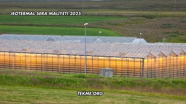 Jeotermal Sera Maliyeti 2025