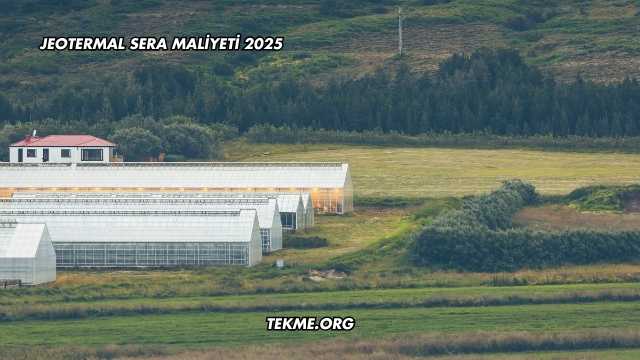Jeotermal Sera Maliyeti 2025