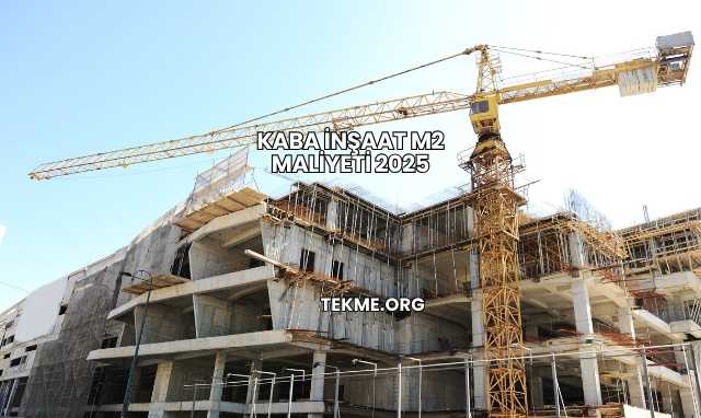 Kaba İnşaat m2 Maliyeti 2025