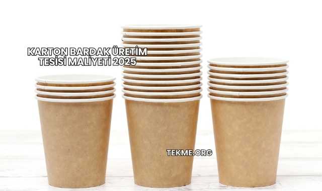 Karton Bardak Üretim Tesisi Maliyeti 2025